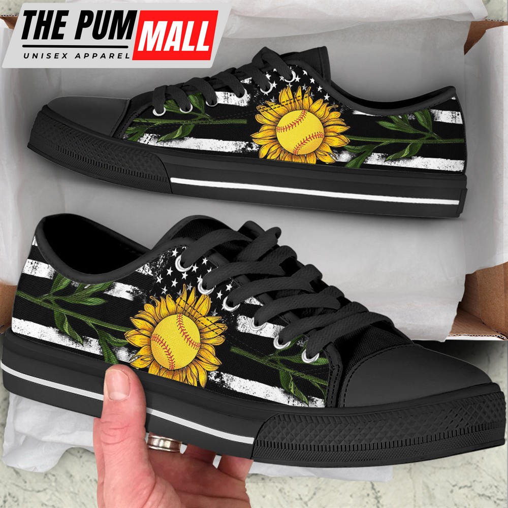 softball-usa-flag-sunflower-low-top-shoes-fashionable-casual-shoes-gift-for-ad-tr1r0opj Softball Usa Flag Sunflower Low Top Shoes – Fashionable Casual Shoes Gift For Adults