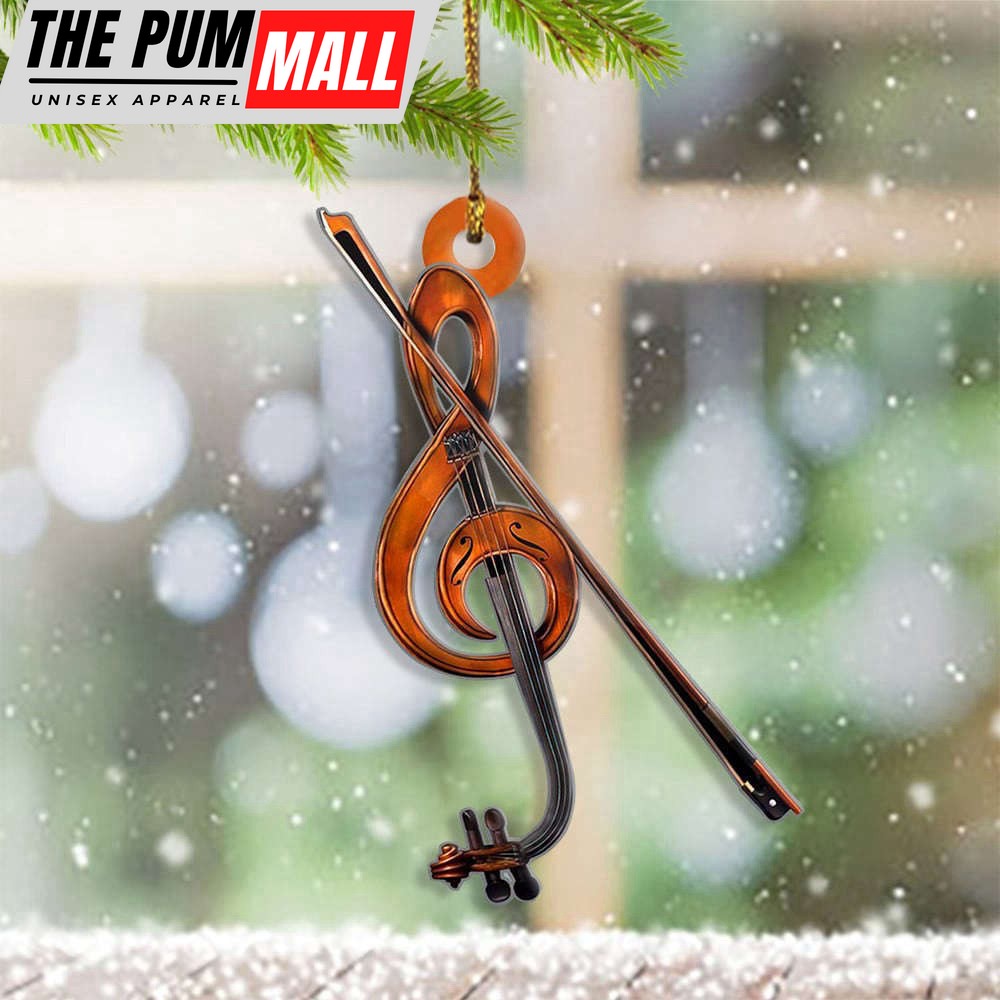 Sol Violin Ornament Musical Christmas Ornaments Christmas Gifts For Violinist Limited Edition