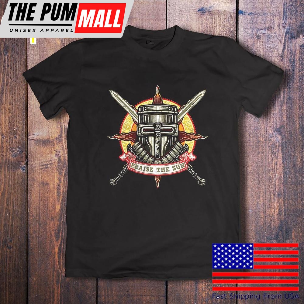 Solaire Dark Souls Praise The Sun Crest Of The Sun T-Shirt