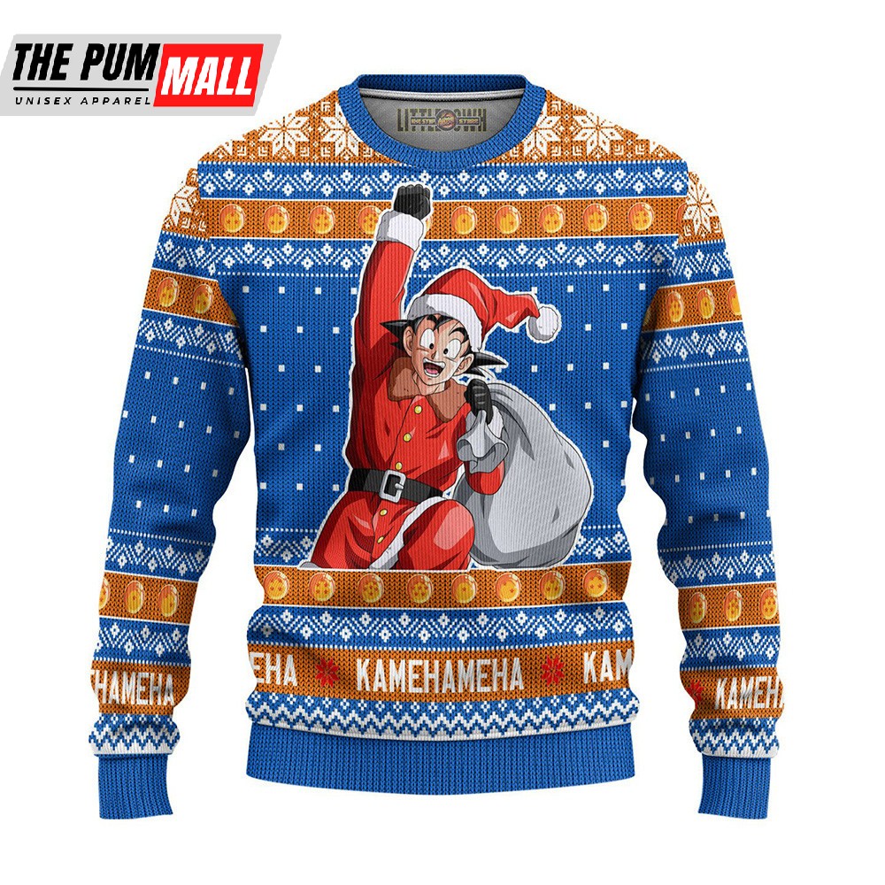 Son Goku Dragon Ball Ugly Christmas 2025 Gift Sweater