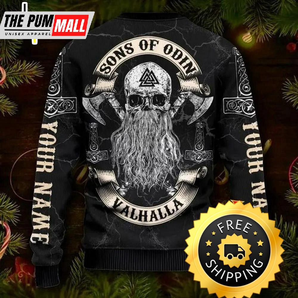 sons-of-odin-valhalla-custom-name-viking-ugly-christmas-sweater-viking-ugly-swe-4v2cz2dr Sons Of Odin Valhalla Custom Name Viking Ugly Christmas Sweater, Viking ugly sweater