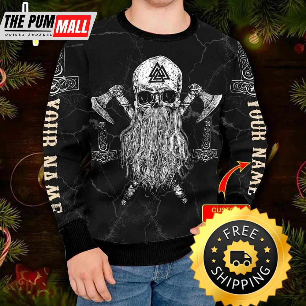 sons-of-odin-valhalla-custom-name-viking-ugly-christmas-sweater-vv4rh74c Sons Of Odin Valhalla Custom Name Viking Ugly Christmas Sweater