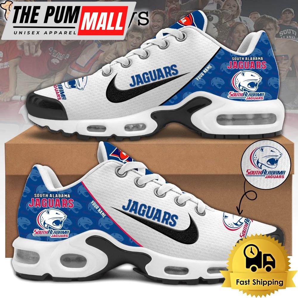South Alabama Football Mascot Symbol Custom Air Max Plus Shoes