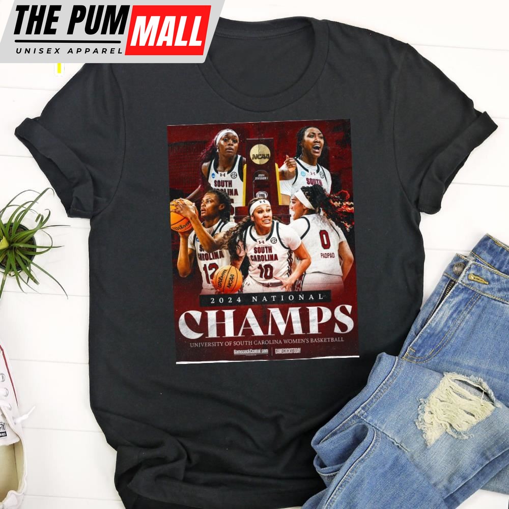 South Carolina Gamecocks Are 2025 National Champions NCAA Womens Basketball T-shirt