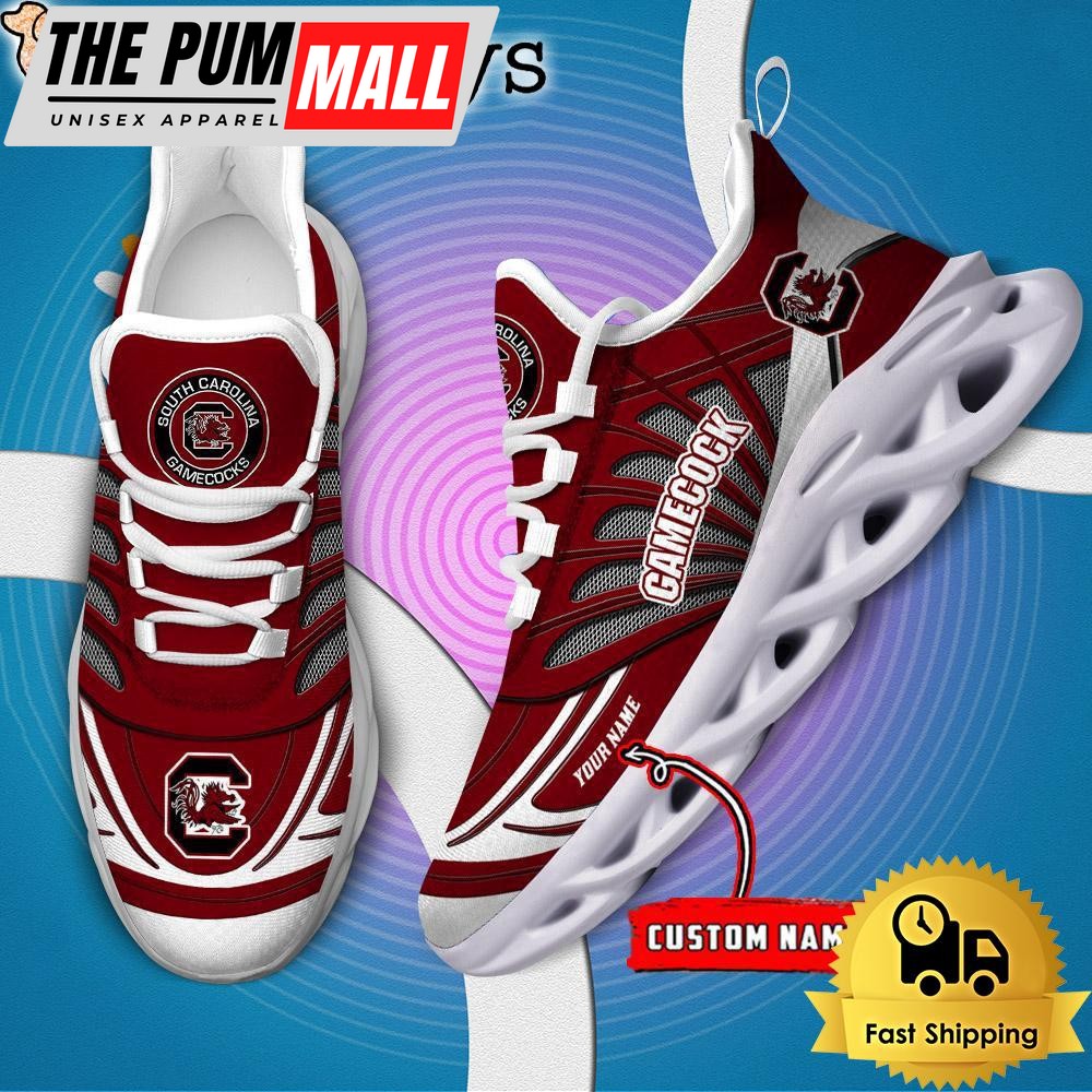 South Carolina Gamecocks NCAA Custom Max Soul Shoes Sneaker