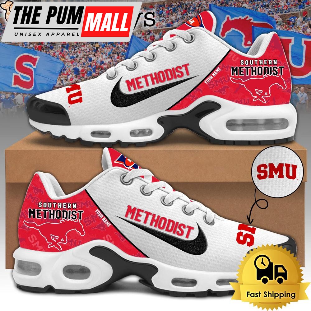Southern Methodist Football Mascot Symbol Custom Air Max Plus Shoes