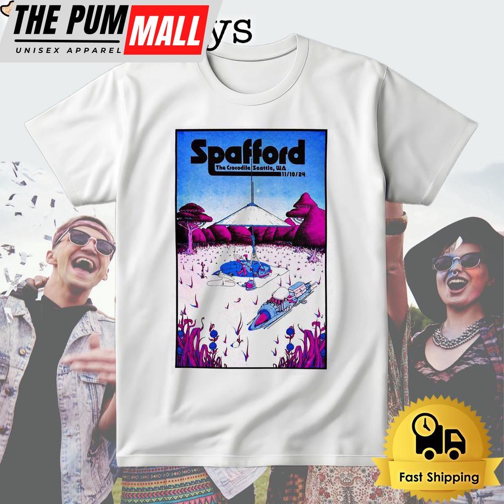 Spafford Tour On Nov 10 2024 in Seattle WA T Shirt
