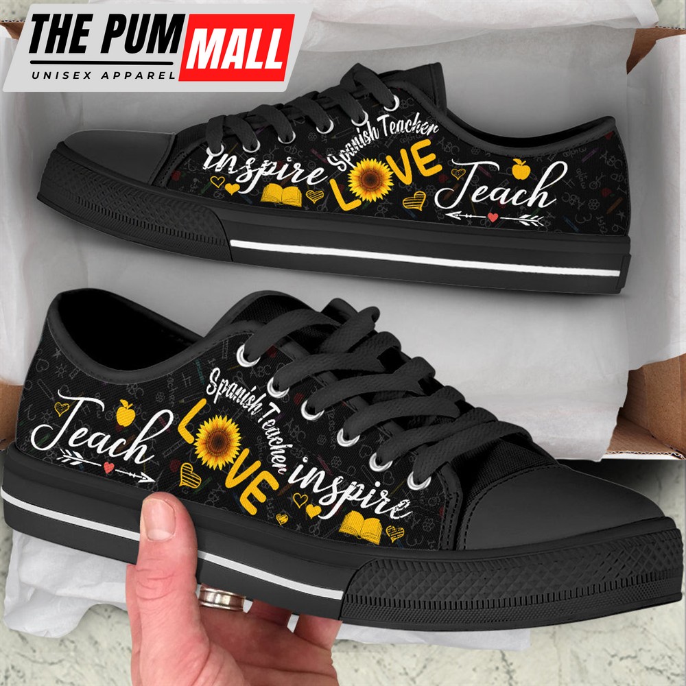 spanish-teacher-love-inspire-low-top-shoes-best-gift-for-teacher-school-shoes-f5v957ev Spanish Teacher Love Inspire Low Top Shoes – Best Gift For Teacher, School Shoes – Best Shoes For Him Or Her