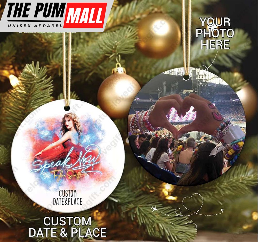 Speak Now Personalized Taylor Swift Ornament Xmas Gift for Fans Limited Edition