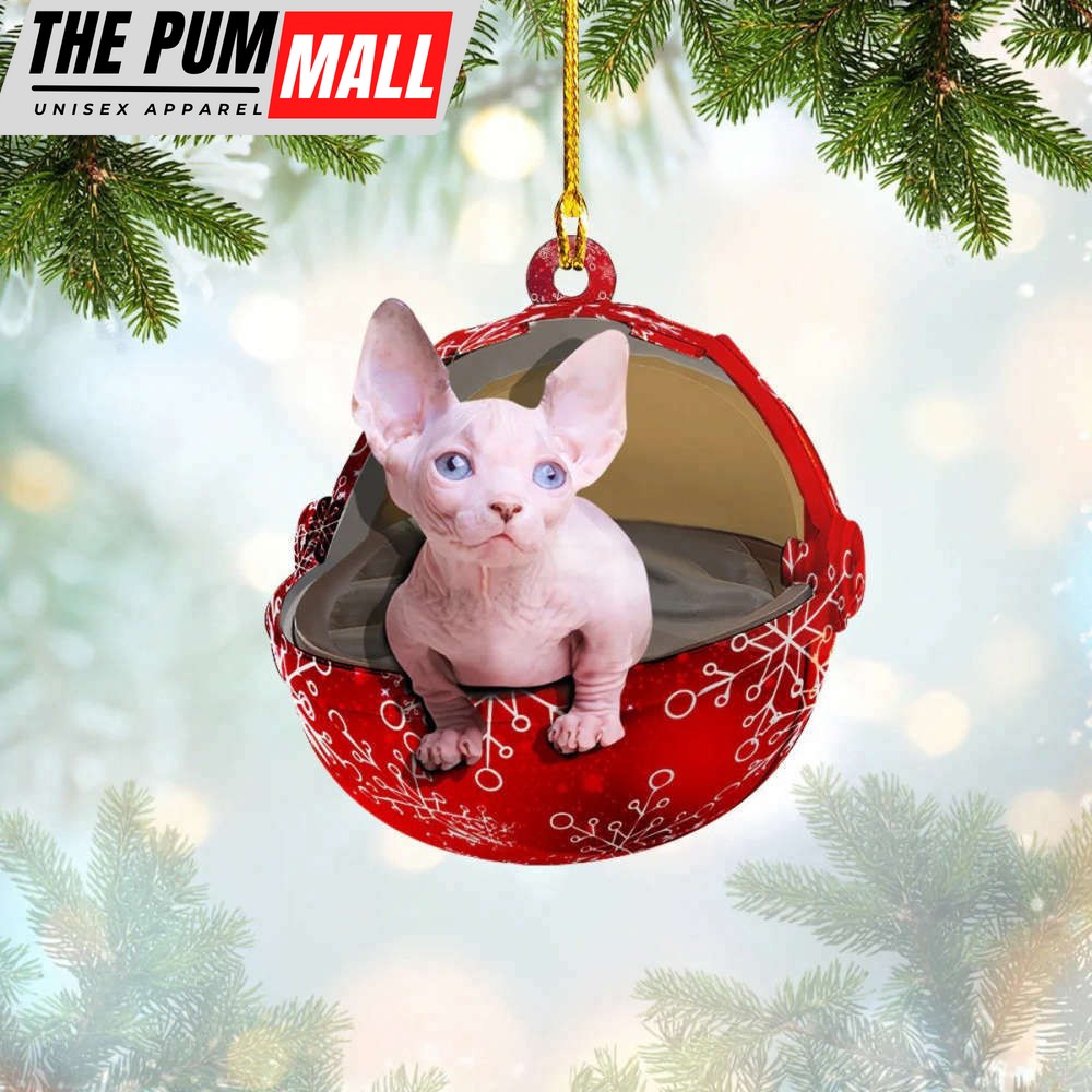 Sphynx Cat Ornament 2023 Sphynx Cat Christmas Ornament Decoration Gift Ideas Limited Edition