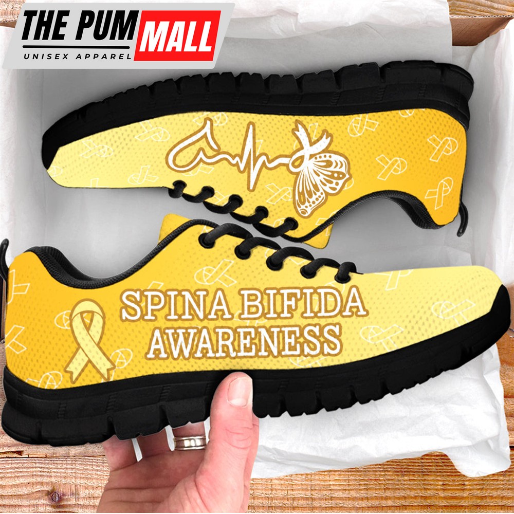 spina-bifida-shoes-awareness-heartbeat-ribbon-pattern-sneaker-walking-shoes-be-p4j2o3dz Spina Bifida Shoes Awareness Heartbeat Ribbon Pattern Sneaker Walking Shoes – Best Gift For Men And Women Malalan