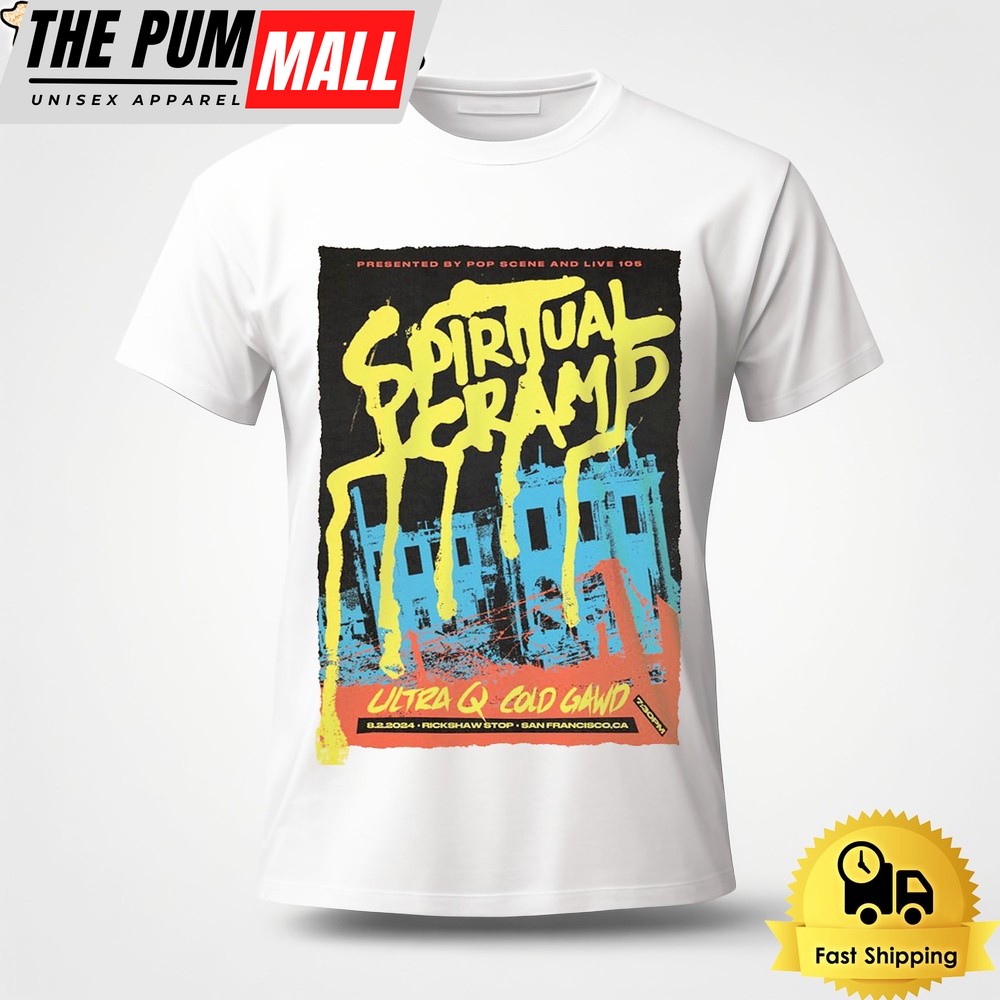 Spiritual Cramp Live At Rickshaw Stop San Francisco CA On August 2 2024 Unisex T-Shirt