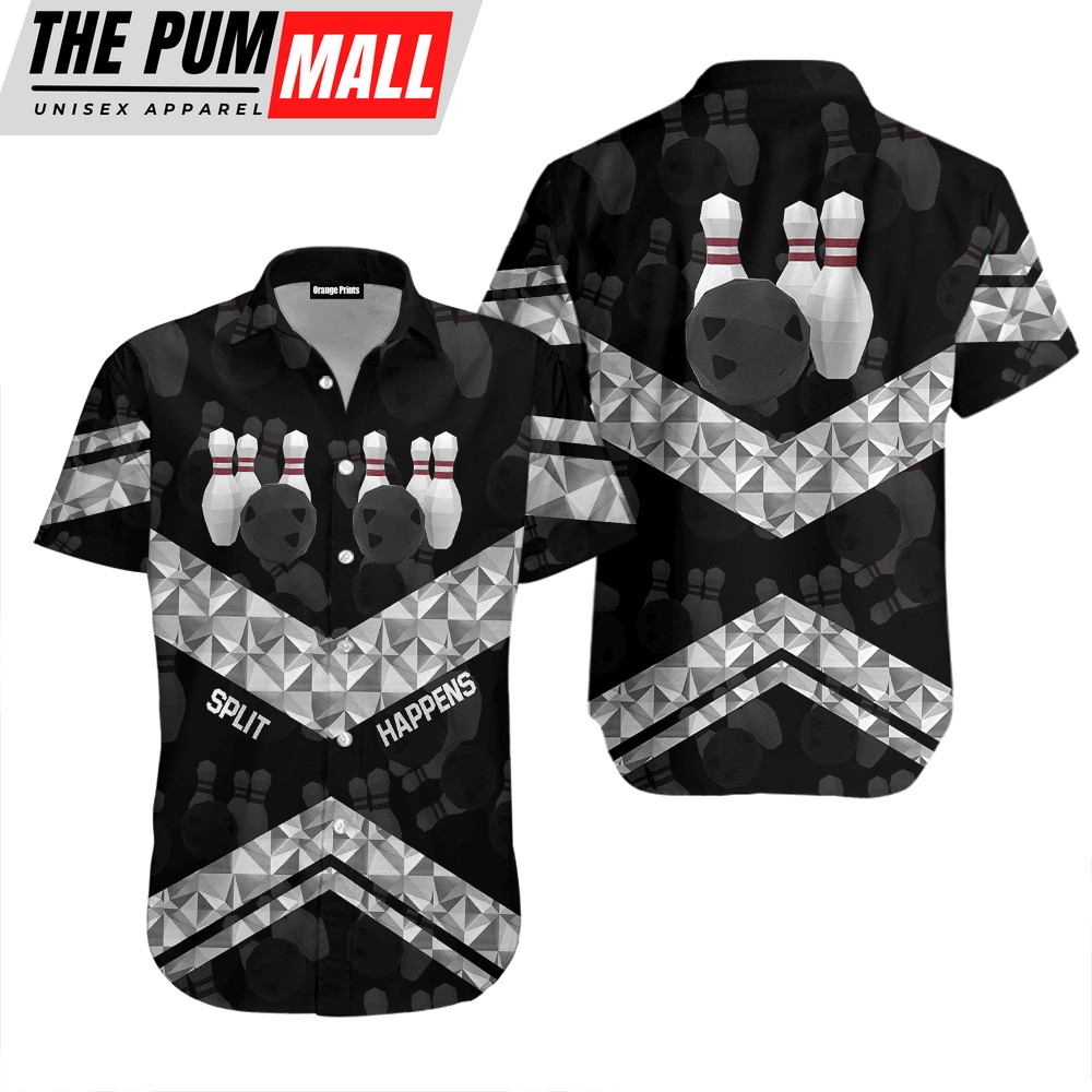 Split Happens – Bowling Hawaiian Shirt For Unisex HL2098