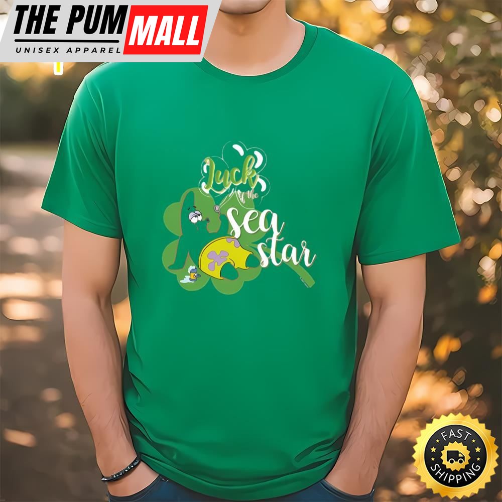 SpongeBob SquarePants Patrick Star Luck Of The Sea Star T-Shirt