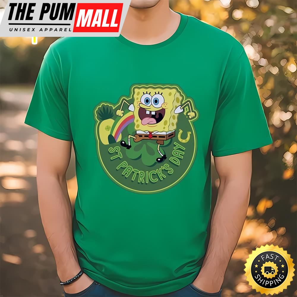 Spongebob SquarePants St. Patricks Day T-Shirt