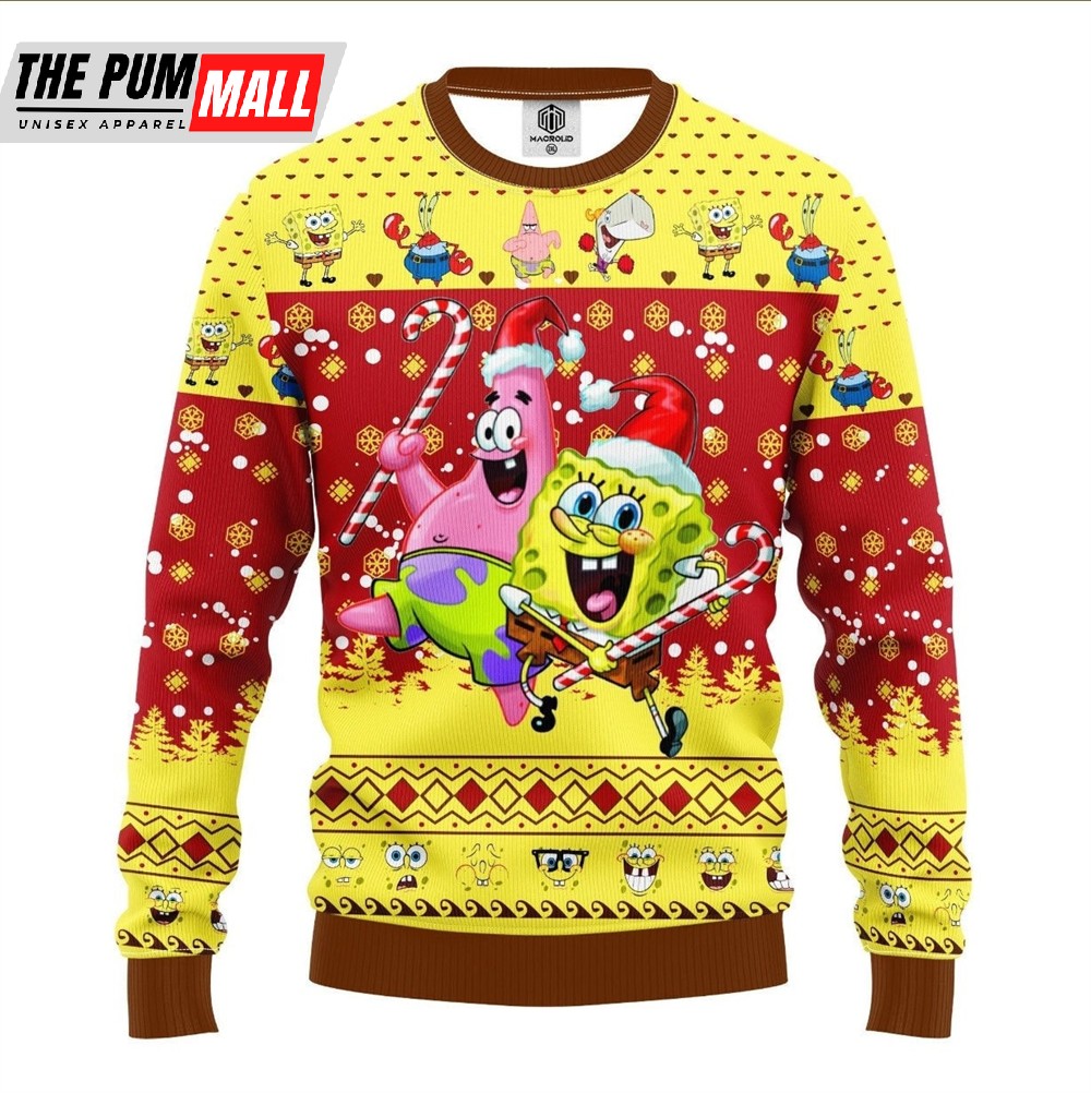 SpongeBobs SquarePant Ugly Christmas Sweater