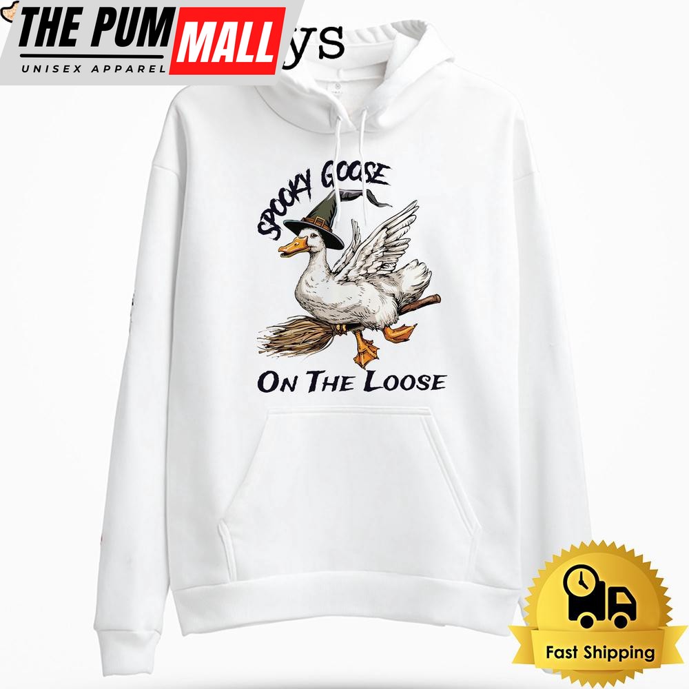 Spooky Goose On The Loose Hoodie