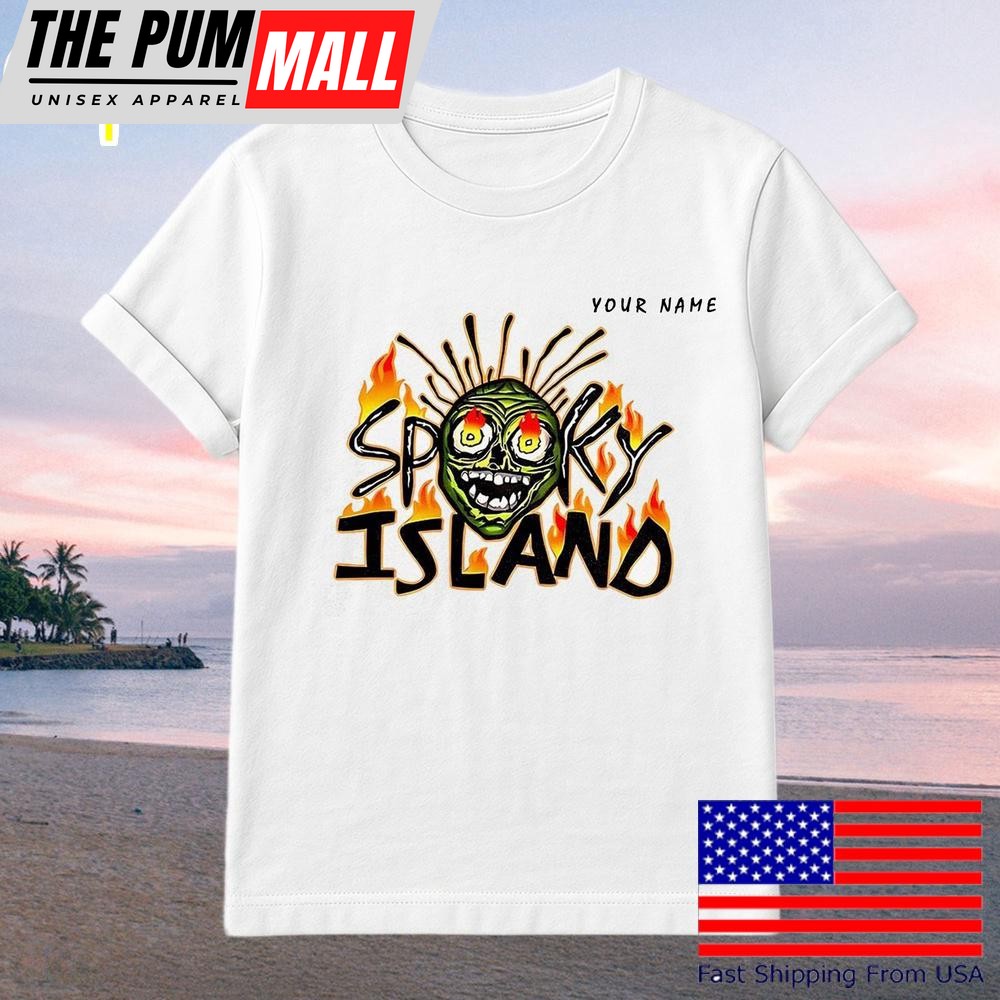 Spooky Island Scooby Collage Custom T-Shirt