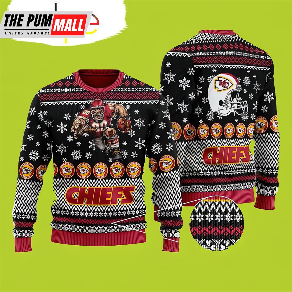 Sports Football Team Kansas City Chiefs Sweater