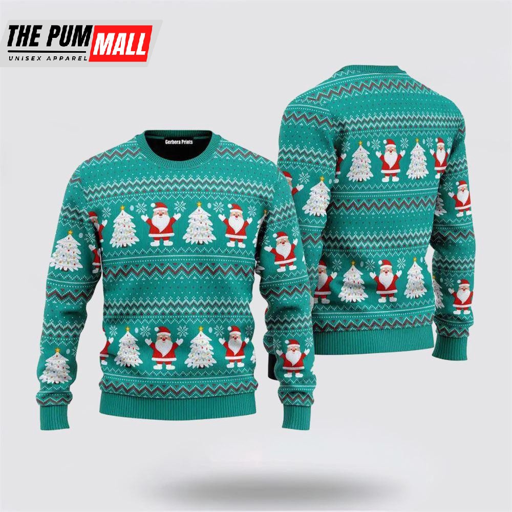 Spread Holiday Cheer With Santa Claus Ugly Christmas Sweater