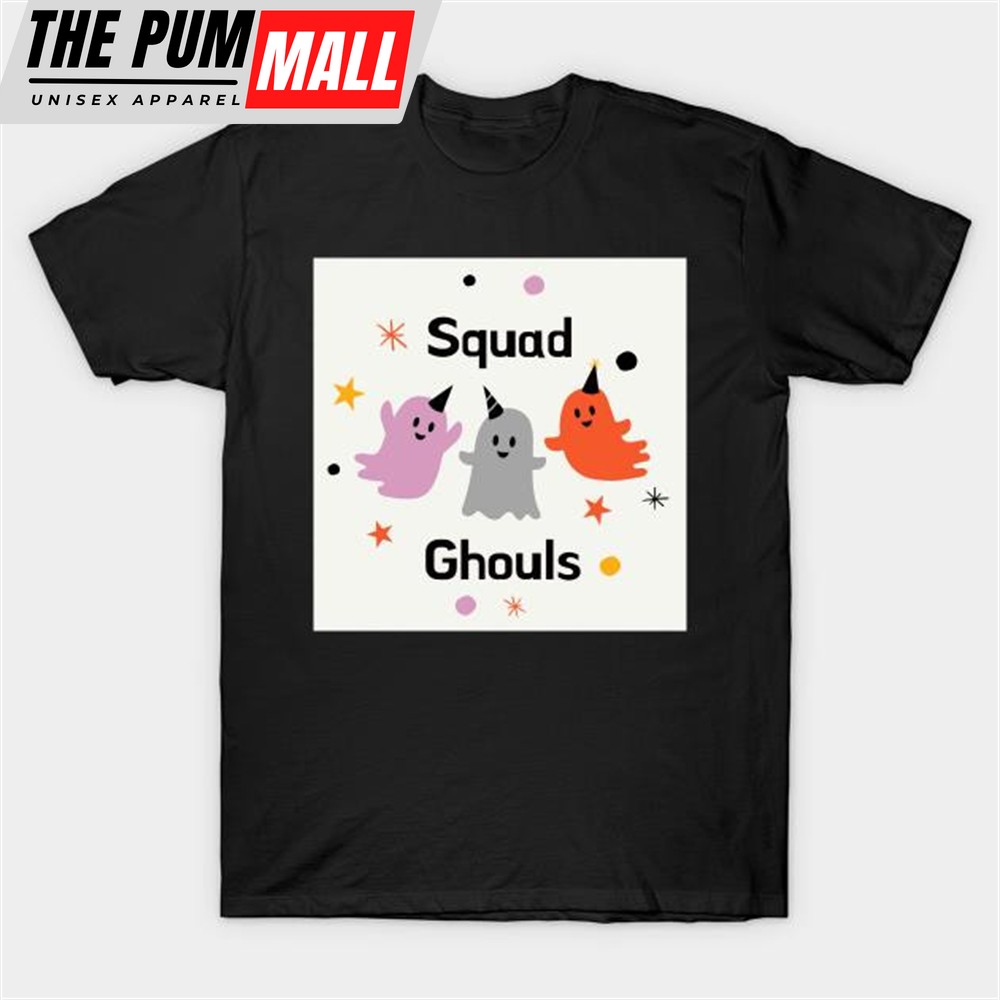 Squad Ghouls Purple and Orange Wicked Cute Halloween T-shirt