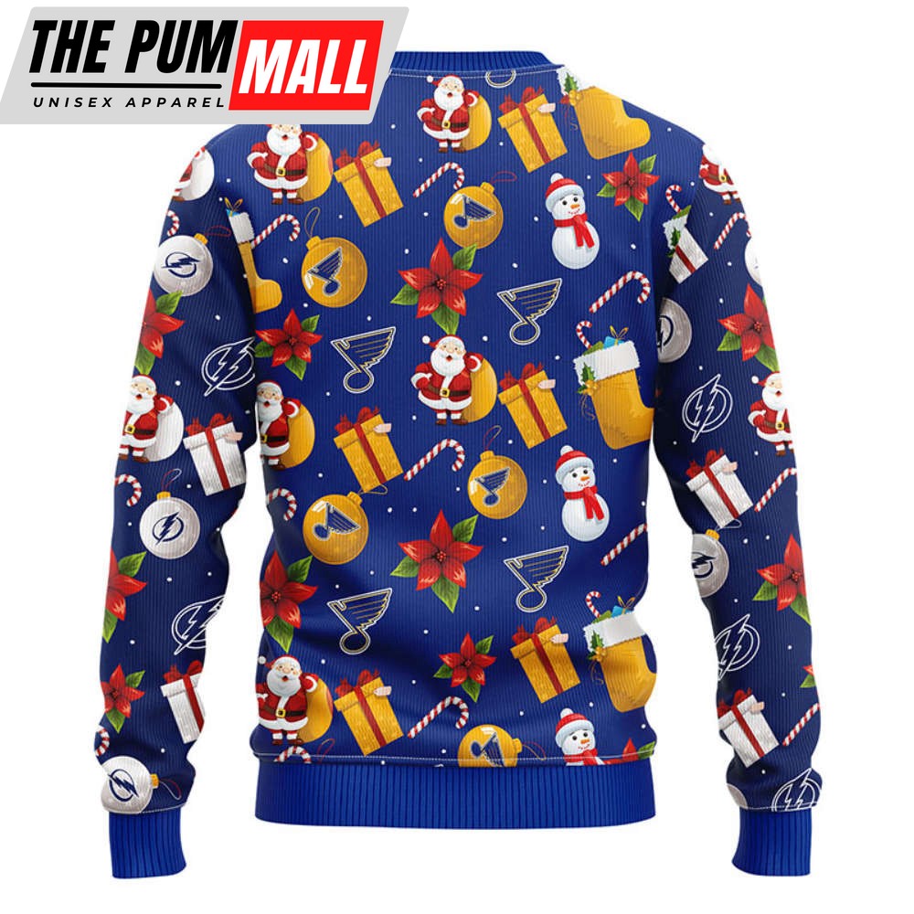st-louis-blues-santa-claus-snowman-christmas-ugly-sweater-gift-for-christmas-972rynej St. Louis Blues Santa Claus Snowman Christmas Ugly Sweater, Gift For Christmas