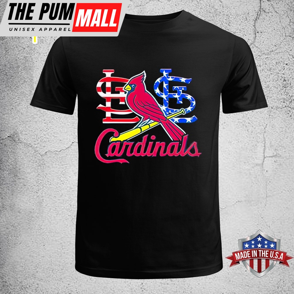 St. Louis Cardinals American Flag Celebrating 4th Of July 2025 Unisex T-Shirt