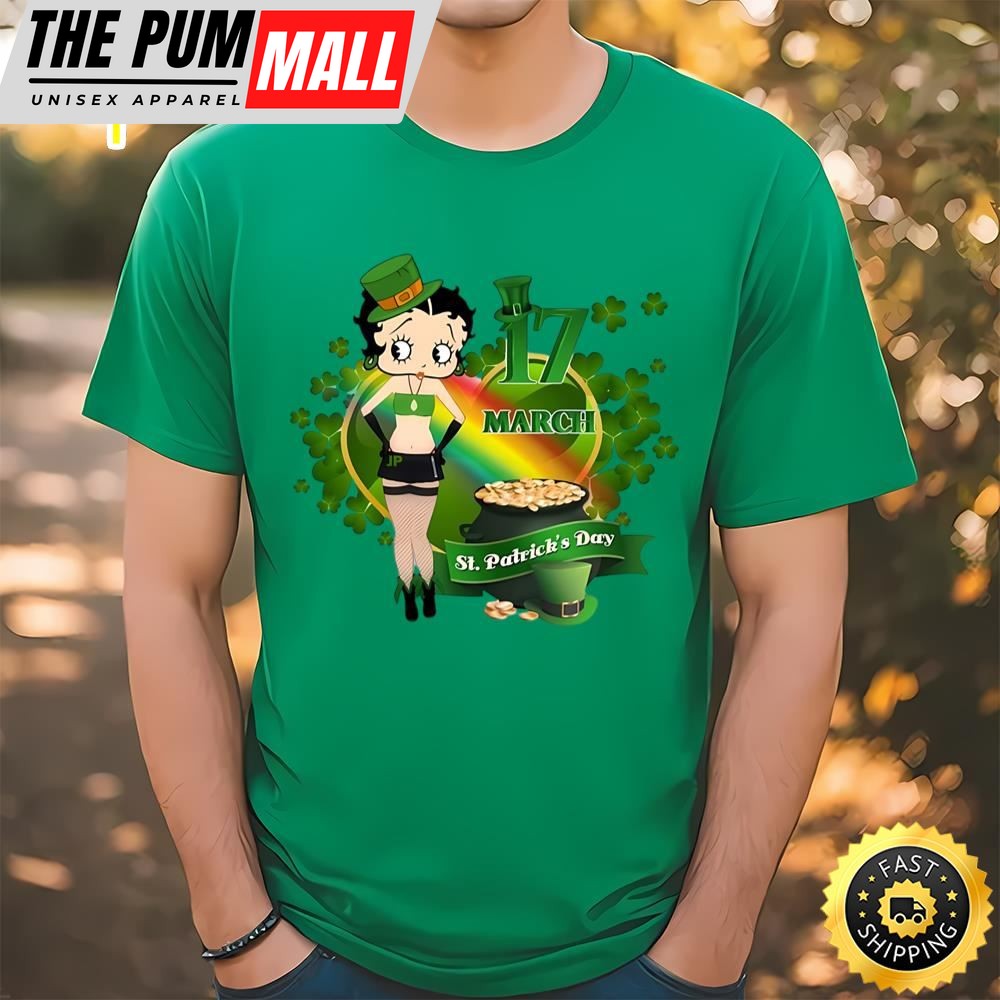 St Patricks Day Betty Boops T-Shirt