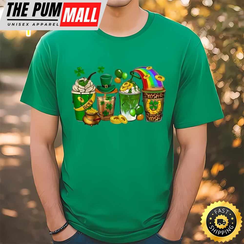 St Patricks Day Coffee Latte Shirt