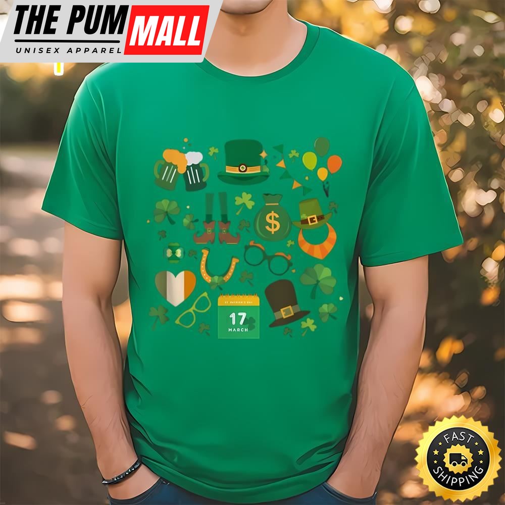 St Patricks Day Doodle Saint Patricks Day T-shirt