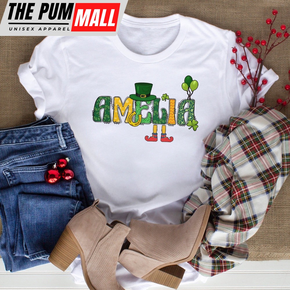 St Patricks Day Kids Shirt – Boys Shamrock Shirt – St Patrick’s Day Shirt – Cute Leprechaun Shirt – Personalized Toddler Shirt 1415023115