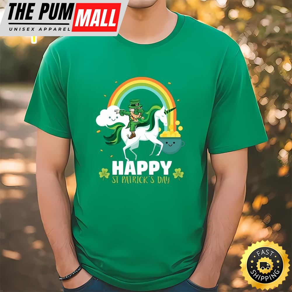 St Patricks Day Leprechaun Irish Unicorn Shirt
