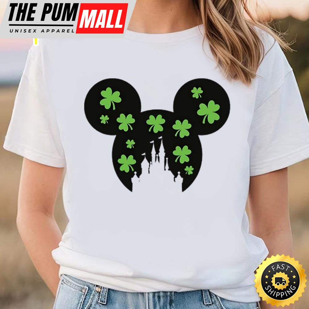 St. Patricks Day Mickey Disney Castle Shirts