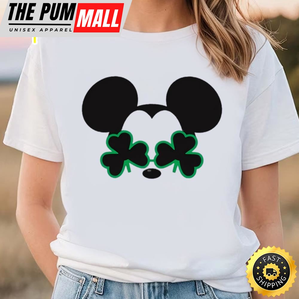 St. Patricks Day Mickey Mouse Sunglasses Shirt