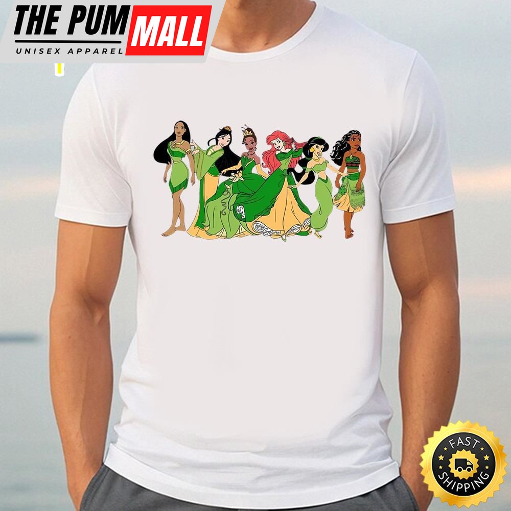 St Patricks Day Princess T-Shirt, Disney Princess T-Shirt
