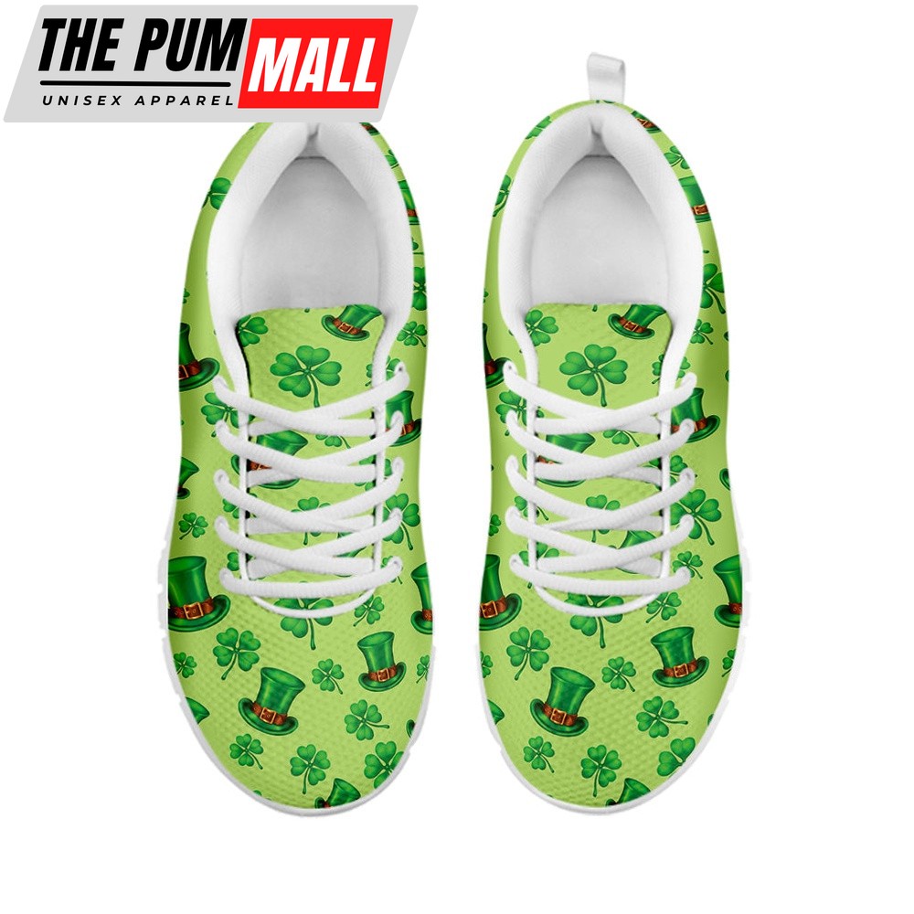 st-patricks-day-shoes-clover-and-hat-st-patricks-day-print-white-running-sho-8axx5bqc St Patrick’s Day Shoes, Clover And Hat St. Patrick’s Day Print White Running Shoes, St Patrick’s Day Sneakers