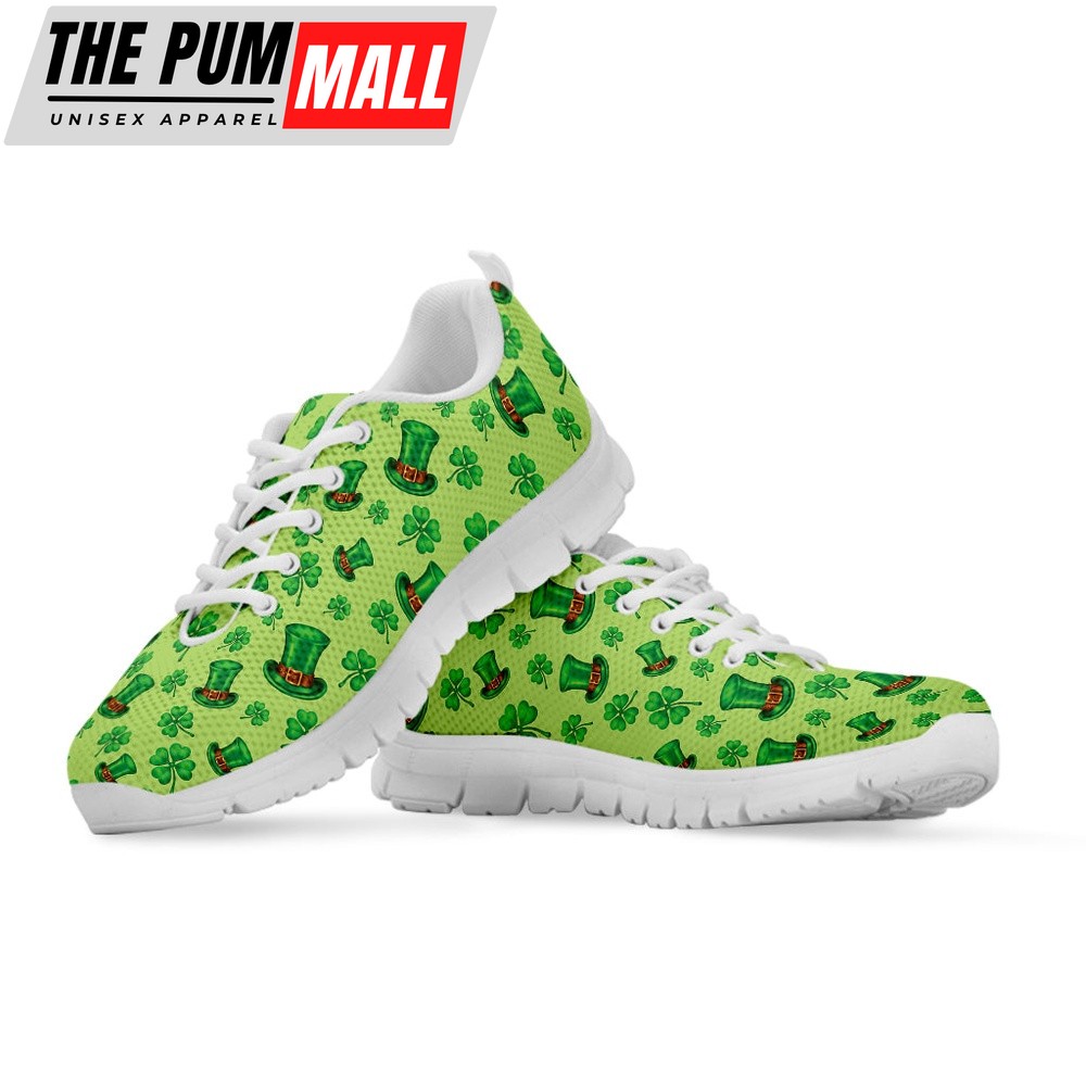 st-patricks-day-shoes-clover-and-hat-st-patricks-day-print-white-running-sho-8axx5bqc St Patrick’s Day Shoes, Clover And Hat St. Patrick’s Day Print White Running Shoes, St Patrick’s Day Sneakers