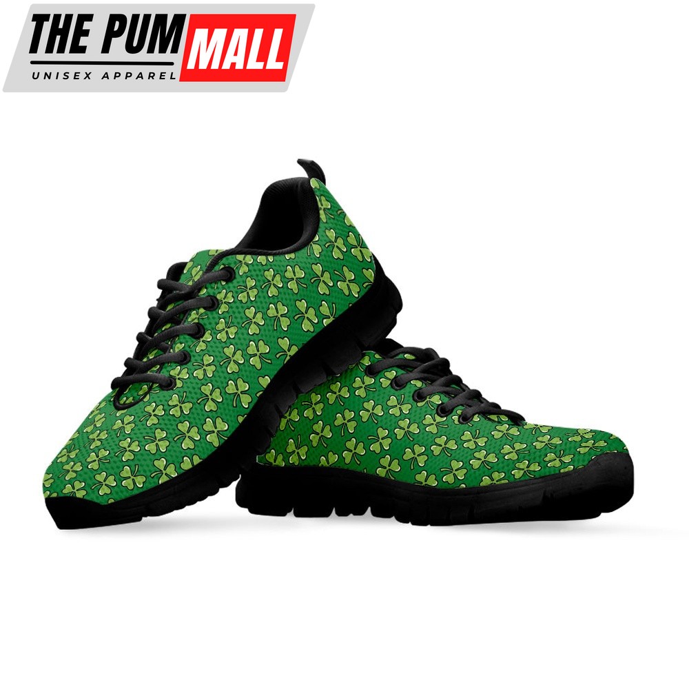st-patricks-day-shoes-cute-clover-st-patricks-day-print-black-running-shoes-dkwdhzz3 St Patrick’s Day Shoes, Cute Clover St. Patrick’s Day Print Black Running Shoes, St Patrick’s Day Sneakers