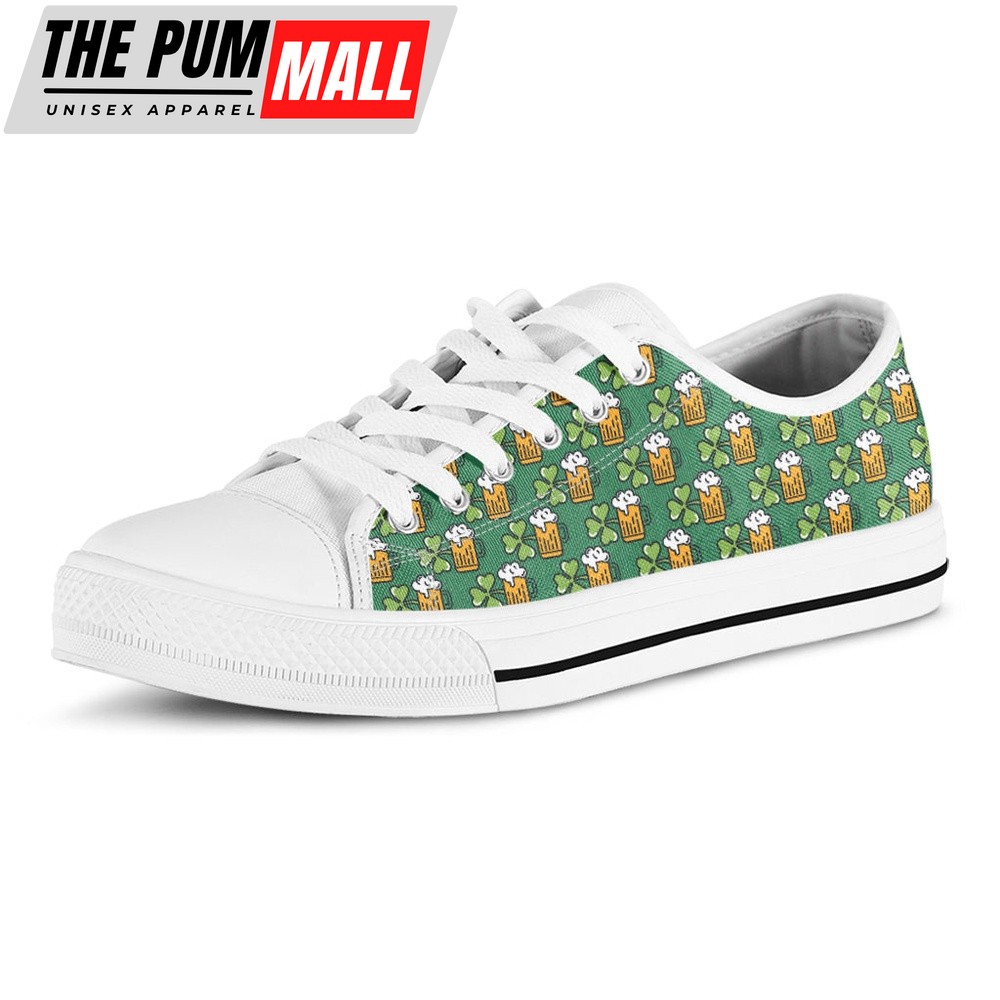 st-patricks-day-shoes-cute-saint-patricks-day-pattern-print-white-low-top-sho-eb8pjo7v St Patrick’s Day Shoes, Cute Saint Patrick’s Day Pattern Print White Low Top Shoes, St Patrick’s Day Sneakers