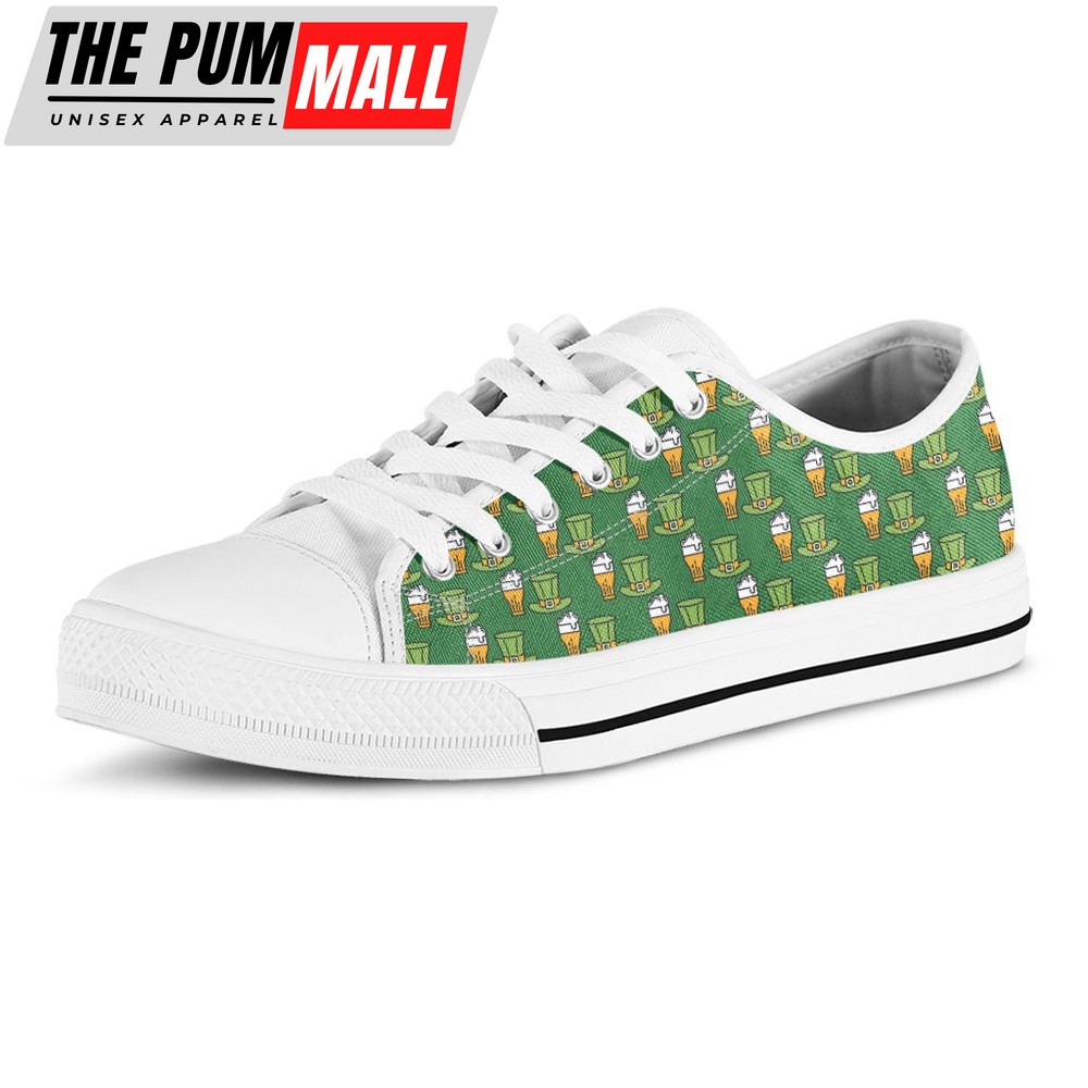 st-patricks-day-shoes-cute-shamrock-saint-patricks-day-print-white-low-top-sh-emgerzig St Patrick’s Day Shoes, Cute Shamrock Saint Patrick’s Day Print White Low Top Shoes, St Patrick’s Day Sneakers