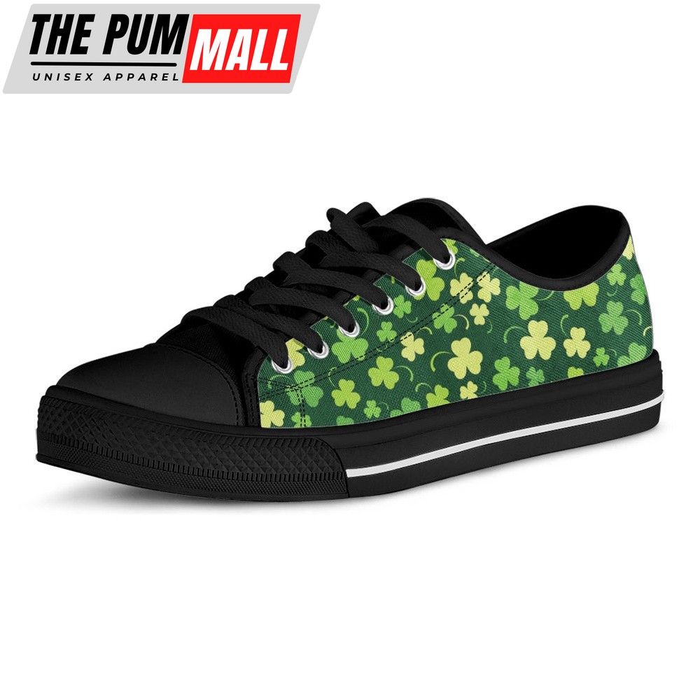 st-patricks-day-shoes-green-clover-saint-patricks-day-print-black-low-top-sho-8nhkh2as St Patrick’s Day Shoes, Green Clover Saint Patrick’s Day Print Black Low Top Shoes, St Patrick’s Day Sneakers
