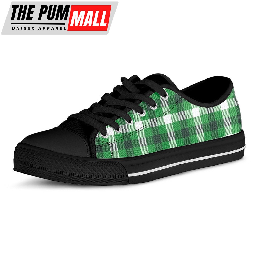 st-patricks-day-shoes-irish-check-saint-patricks-day-print-black-low-top-shoe-wcnfomjl St Patrick’s Day Shoes, Irish Check Saint Patrick’s Day Print Black Low Top Shoes, St Patrick’s Day Sneakers