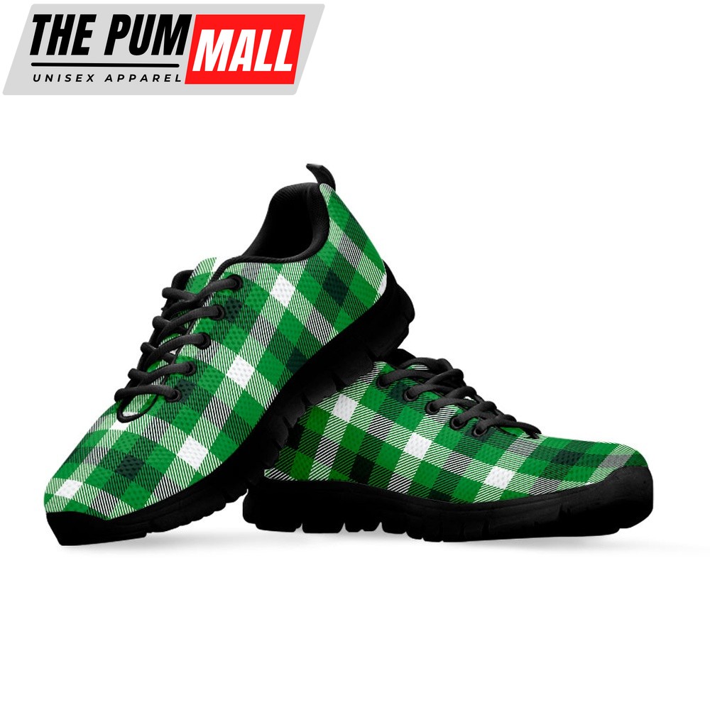 st-patricks-day-shoes-irish-check-saint-patricks-day-print-black-running-shoe-m9505b1n St Patrick’s Day Shoes, Irish Check Saint Patrick’s Day Print Black Running Shoes, St Patrick’s Day Sneakers