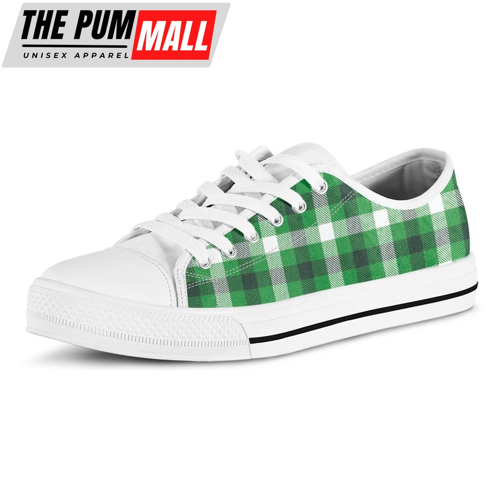 st-patricks-day-shoes-irish-check-saint-patricks-day-print-white-low-top-shoe-m5v3qpbk St Patrick’s Day Shoes, Irish Check Saint Patrick’s Day Print White Low Top Shoes, St Patrick’s Day Sneakers
