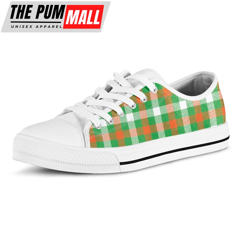 st-patricks-day-shoes-irish-checkered-st-patricks-day-print-white-low-top-sh-bpnnzndk St Patrick’s Day Shoes, Irish Checkered St. Patrick’s Day Print White Low Top Shoes, St Patrick’s Day Sneakers