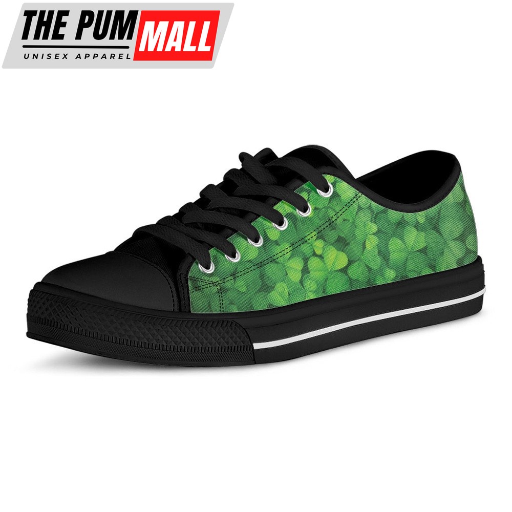 st-patricks-day-shoes-irish-clover-st-patricks-day-print-black-low-top-shoes-obl4t1d5 St Patrick’s Day Shoes, Irish Clover St. Patrick’s Day Print Black Low Top Shoes, St Patrick’s Day Sneakers