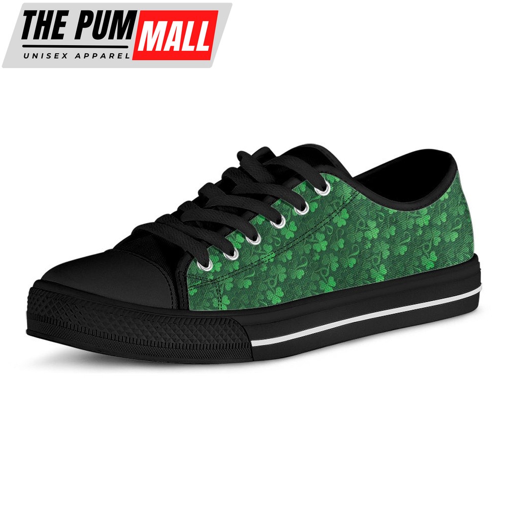 st-patricks-day-shoes-irish-leaf-st-patricks-day-print-black-low-top-shoes-pnydgecy St Patrick’s Day Shoes, Irish Leaf St. Patrick’s Day Print Black Low Top Shoes, St Patrick’s Day Sneakers