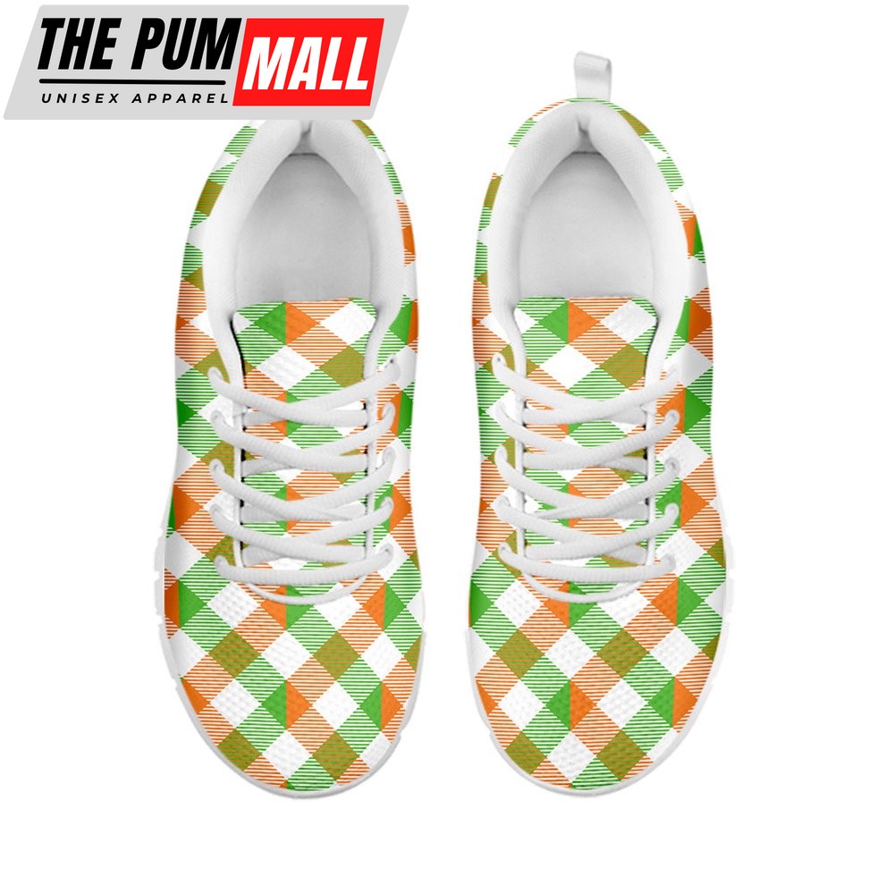 st-patricks-day-shoes-irish-plaid-saint-patricks-day-print-white-running-shoe-o4k74fbh St Patrick’s Day Shoes, Irish Plaid Saint Patrick’s Day Print White Running Shoes, St Patrick’s Day Sneakers