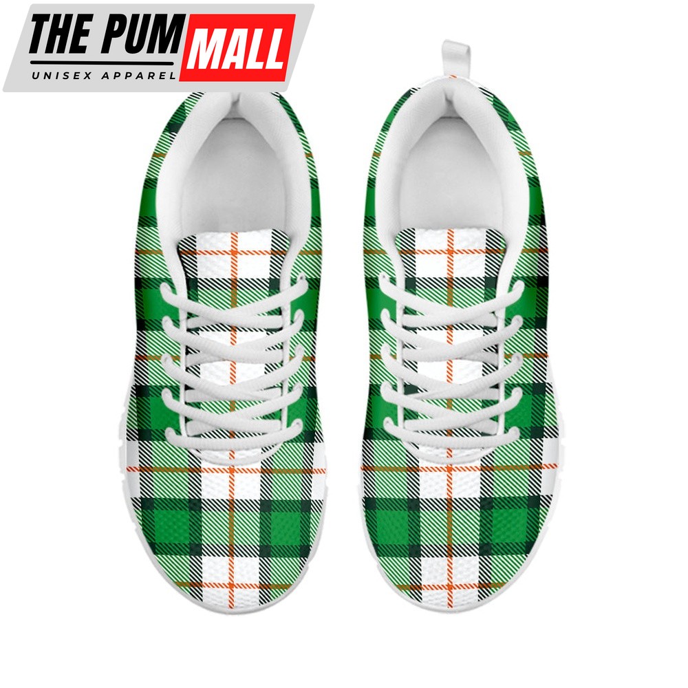 st-patricks-day-shoes-irish-tartan-st-patricks-day-print-white-running-shoes-v9qrya7z St Patrick’s Day Shoes, Irish Tartan St. Patrick’s Day Print White Running Shoes, St Patrick’s Day Sneakers