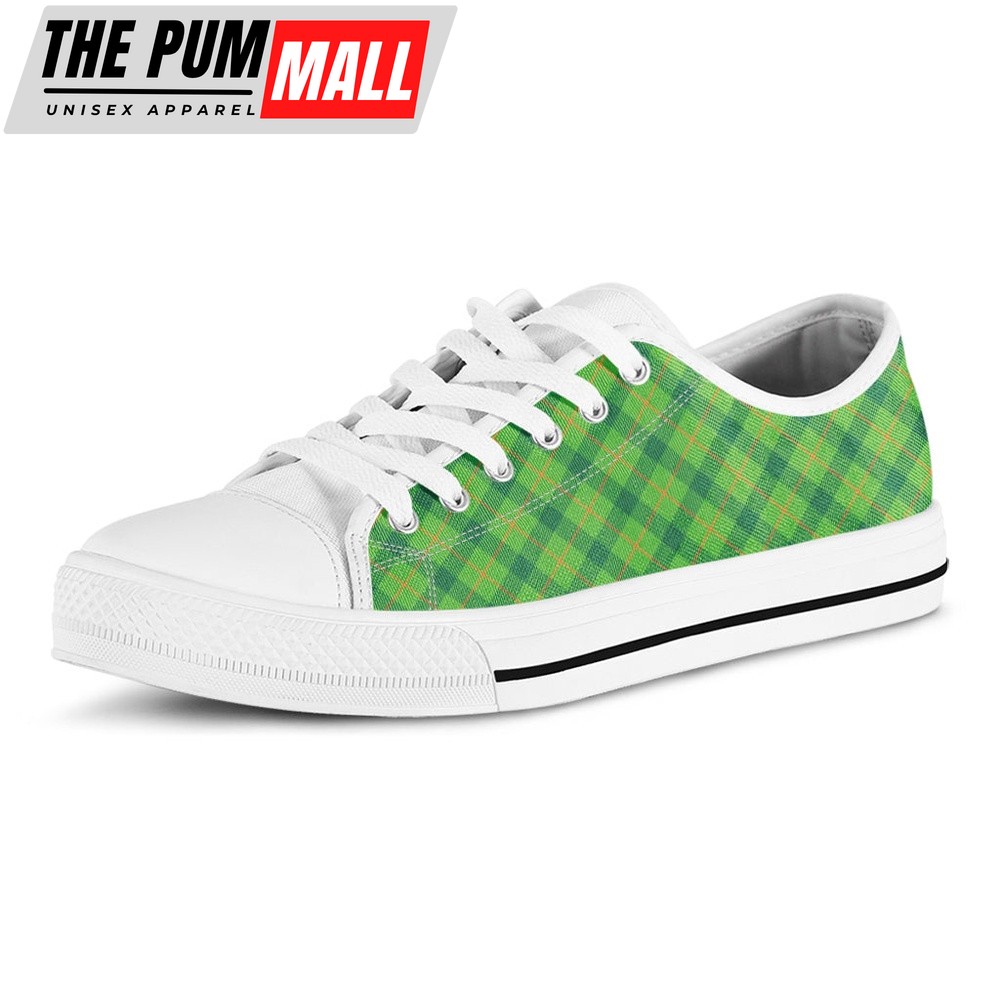 st-patricks-day-shoes-saint-patricks-day-scottish-plaid-print-white-low-top-s-s9qgur1y St Patrick’s Day Shoes, Saint Patrick’s Day Scottish Plaid Print White Low Top Shoes, St Patrick’s Day Sneakers